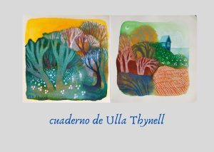 Sketchbook painting by Ulla Thynell