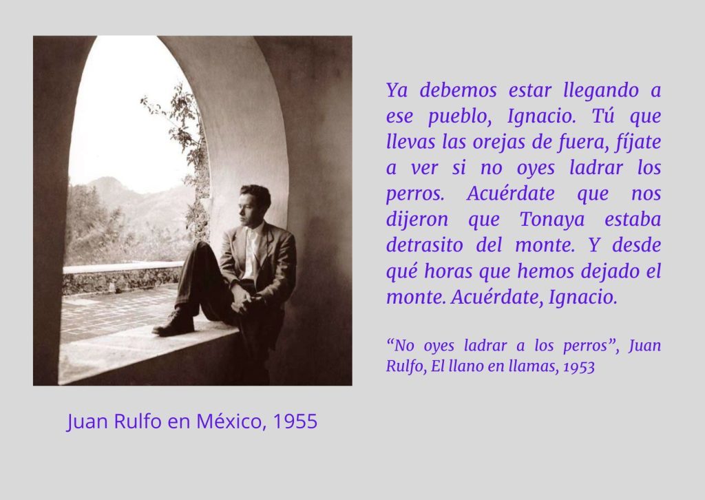escritor mexicano Juan Rulfo en México, 1955