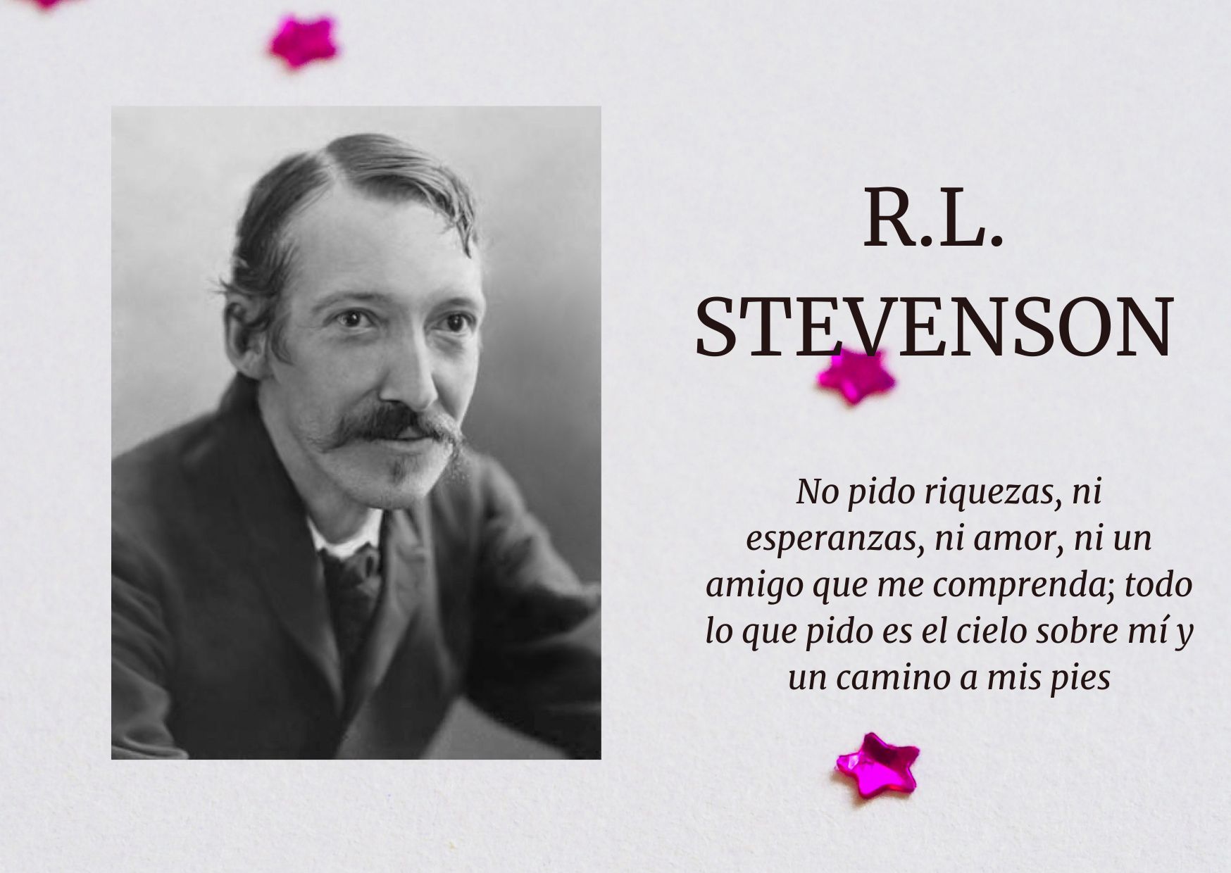 escritura y leyenda, R.L. STEVENSON